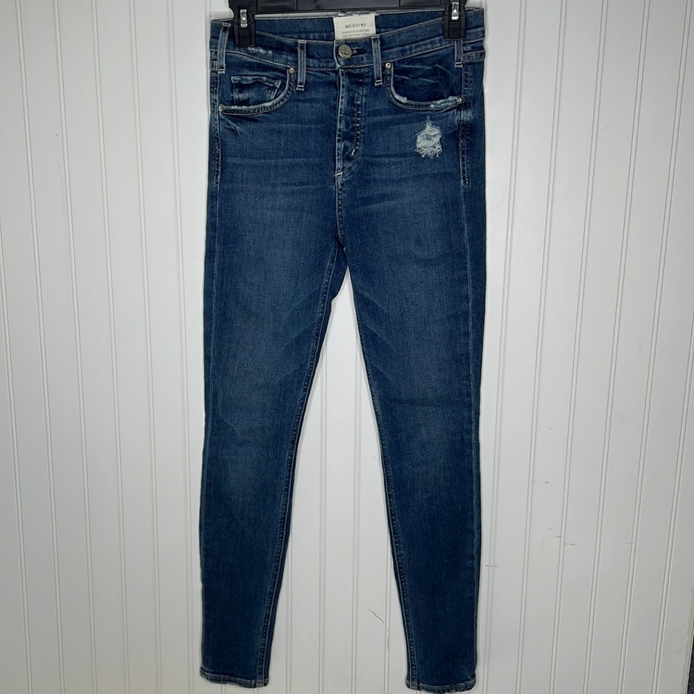 McGuire Skinny Distressed Jeans Size 26